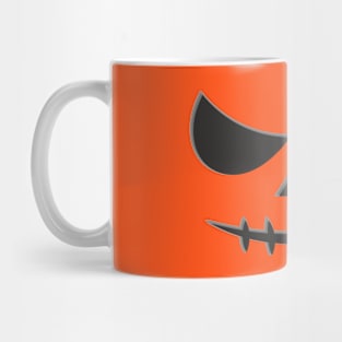 Halloween pumpkin face design Mug